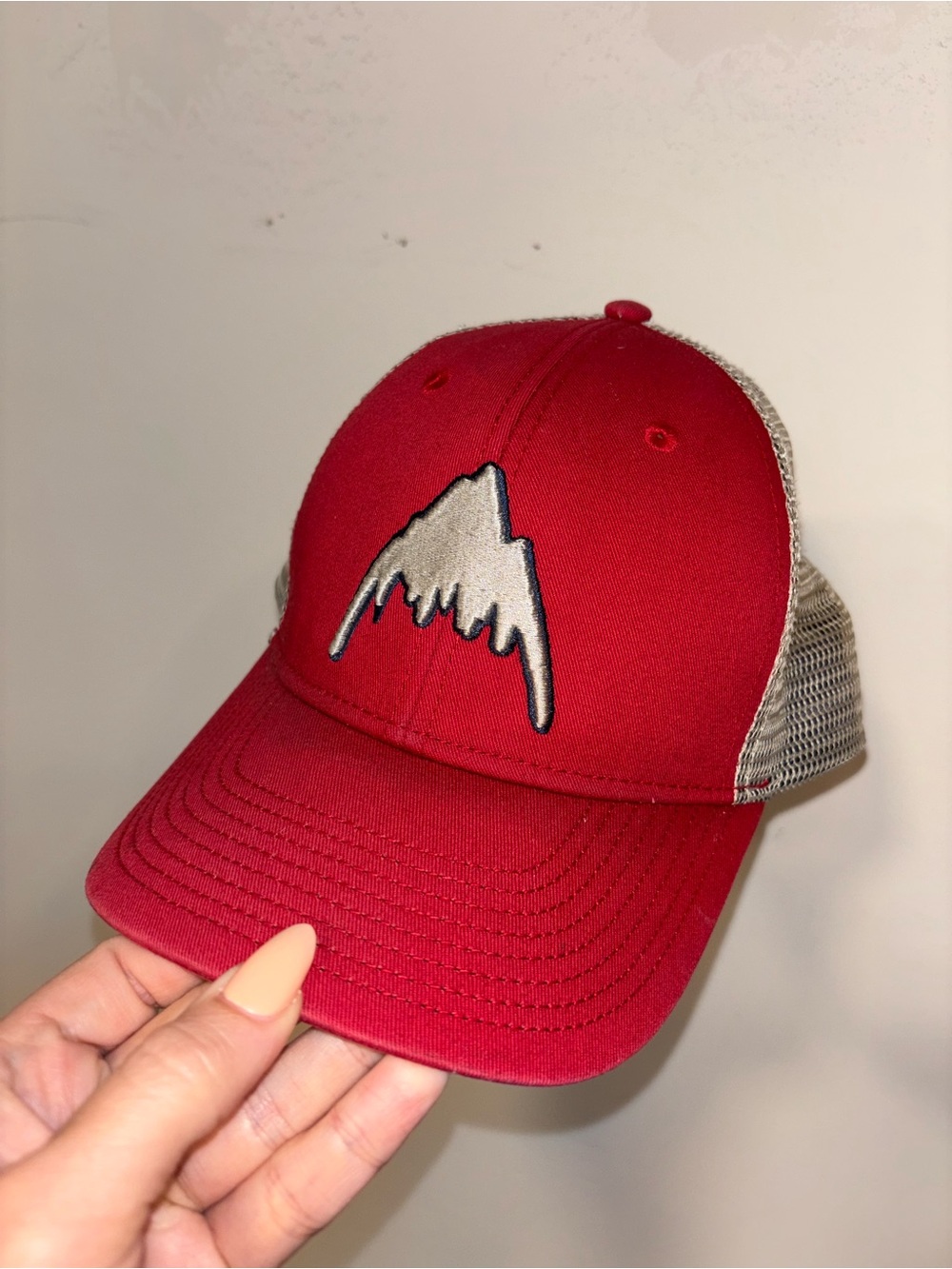 Burton Red Baseball Cap